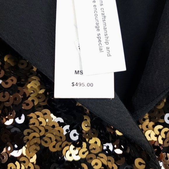 Alice + Olivia Keir Sequin Leopard Print jacket size small new with tags - Picture 8 of 12